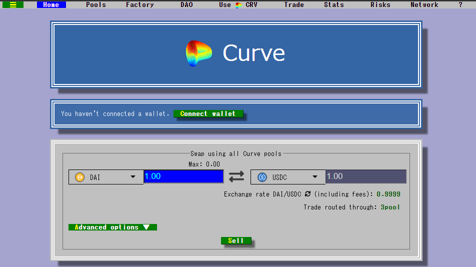 Curve.finance（カーブファイナンス）